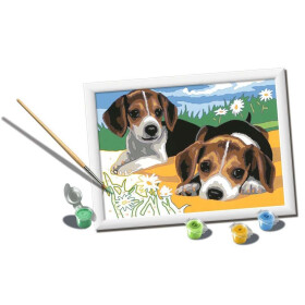 Ravensburger CreArt - Malen nach Zahlen - Jack Russel Puppy