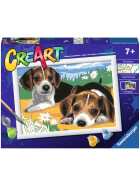 Ravensburger CreArt - Malen nach Zahlen - Jack Russel Puppy