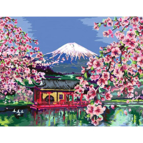 Ravensburger CreArt - Malen nach Zahlen - Japanese Cherry Blossom