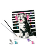 Ravensburger CreArt - Malen nach Zahlen - Kitten Karaoke