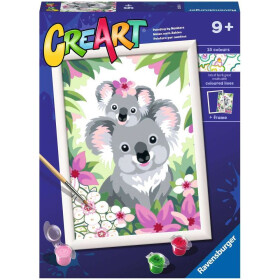 Ravensburger CreArt - Malen nach Zahlen - Koala Cuties
