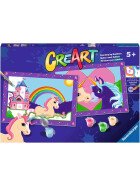 Ravensburger CreArt - Malen nach Zahlen - Magical Unicorns