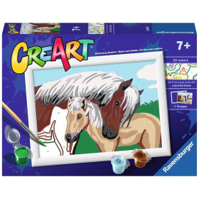 Ravensburger CreArt - Malen nach Zahlen - Mother & Foal