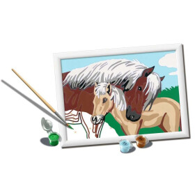 Ravensburger CreArt - Malen nach Zahlen - Mother & Foal