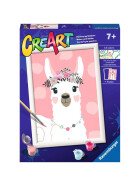 Ravensburger CreArt - Malen nach Zahlen - No Drama Lama