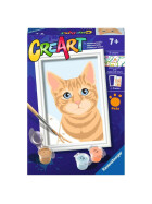 Ravensburger CreArt - Malen nach Zahlen - Orange Tabby