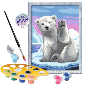 Ravensburger CreArt - Malen nach Zahlen - Pawsome Polar Bear