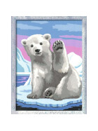Ravensburger CreArt - Malen nach Zahlen - Pawsome Polar Bear