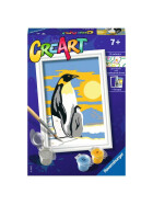 Ravensburger CreArt - Malen nach Zahlen - Penguin Family