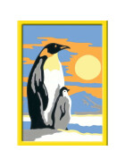 Ravensburger CreArt - Malen nach Zahlen - Penguin Family