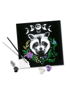 Ravensburger CreArt - Malen nach Zahlen - Pixie Cold: Racoon