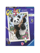 Ravensburger CreArt - Malen nach Zahlen - Playful Panda