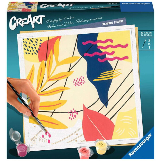 Ravensburger CreArt - Malen nach Zahlen - Playful Plants