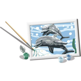 Ravensburger CreArt - Malen nach Zahlen - Pod of Dolphins