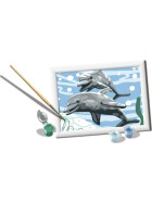 Ravensburger CreArt - Malen nach Zahlen - Pod of Dolphins