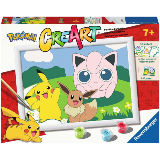 Ravensburger CreArt - Malen nach Zahlen - Pok&eacute;mon Classics