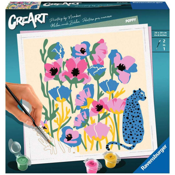 Ravensburger CreArt - Malen nach Zahlen - Poppy