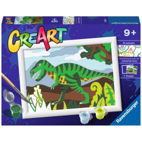 Ravensburger CreArt - Malen nach Zahlen - Roaming Dinosaur