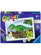 Ravensburger CreArt - Malen nach Zahlen - Roaming Dinosaur