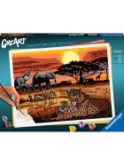 Ravensburger CreArt - Malen nach Zahlen - Savannah Landscapes
