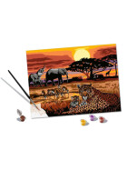 Ravensburger CreArt - Malen nach Zahlen - Savannah Landscapes