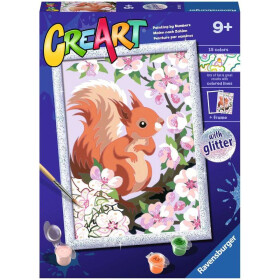 Ravensburger CreArt - Malen nach Zahlen - Squirrel in Spring