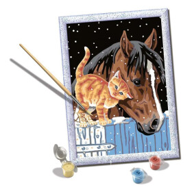 Ravensburger CreArt - Malen nach Zahlen - Stable Friends