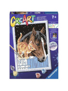 Ravensburger CreArt - Malen nach Zahlen - Stable Friends