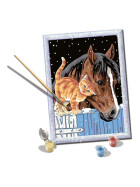 Ravensburger CreArt - Malen nach Zahlen - Stable Friends