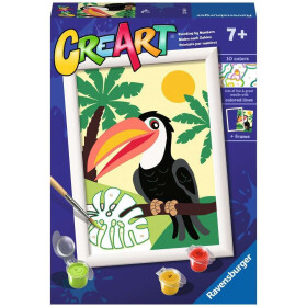 Ravensburger CreArt - Malen nach Zahlen - Toucan in Jungle
