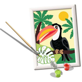 Ravensburger CreArt - Malen nach Zahlen - Toucan in Jungle