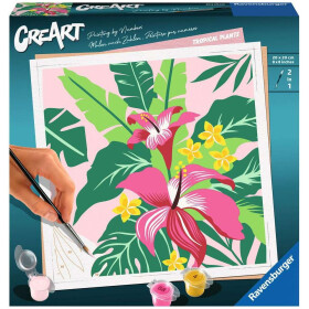 Ravensburger CreArt - Malen nach Zahlen - Tropical Plants