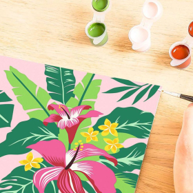 Ravensburger CreArt - Malen nach Zahlen - Tropical Plants