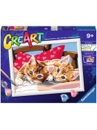 Ravensburger CreArt - Malen nach Zahlen - Two Cuddly Cats