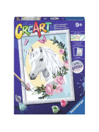 Ravensburger CreArt - Malen nach Zahlen - Unicorn