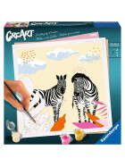 Ravensburger CreArt - Malen nach Zahlen - Zebra