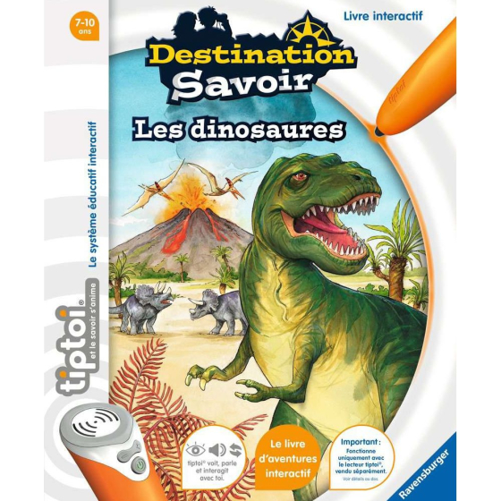 Ravensburger tiptoi® Destination Savoir - dinosaures