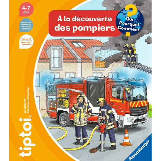 Ravensburger tiptoi® Je découvre les pompiers