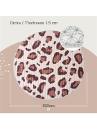 * Hakuna Matte Krabbeldecke, Wild Cat Natural, Ø 1.5 m