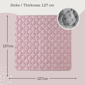Hakuna Matte Krabbeldecke, Hygge, 1.27 x 1.27 m, Blush