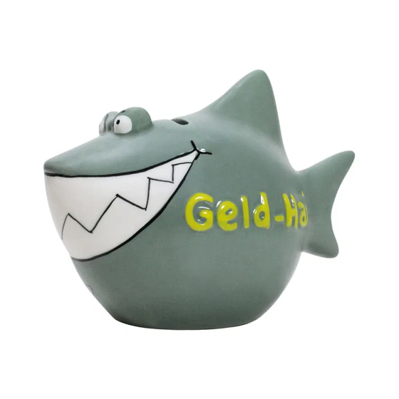 Spardose, Geld-Hai