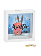 Spardose, Winter Urlaub, Bildrahmen