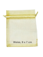 Organzabeutel 10 Stück, gold
