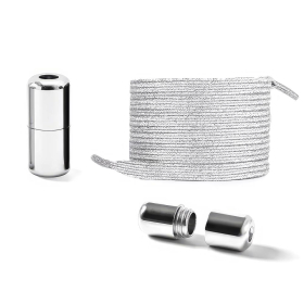 X-Style Elastische Schnürsenkel, silver