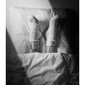 Weisse Wolle Damensocken Sleep Well, Pink Label,...