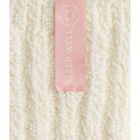 Weisse Wolle Damensocken Sleep Well, Pink Label, Bettsocken, Wadensocke, 37-41