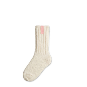 Weisse Wolle Damensocken Sleep Well, Pink Label, Bettsocken, Wadensocke, 37-41