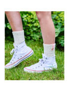 Weisse Wolle Damensocken Sleep Well, Pink Label, Bettsocken, Wadensocke, 37-41
