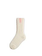 Weisse Wolle Damensocken Sleep Well, Pink Label, Bettsocken, Wadensocke, 37-41