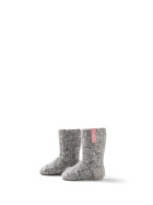 Graue Wolle Babysocken Fairy Tale, Anti-Rutsch, Kniesocke